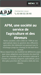 Mobile Screenshot of a-p-m.fr